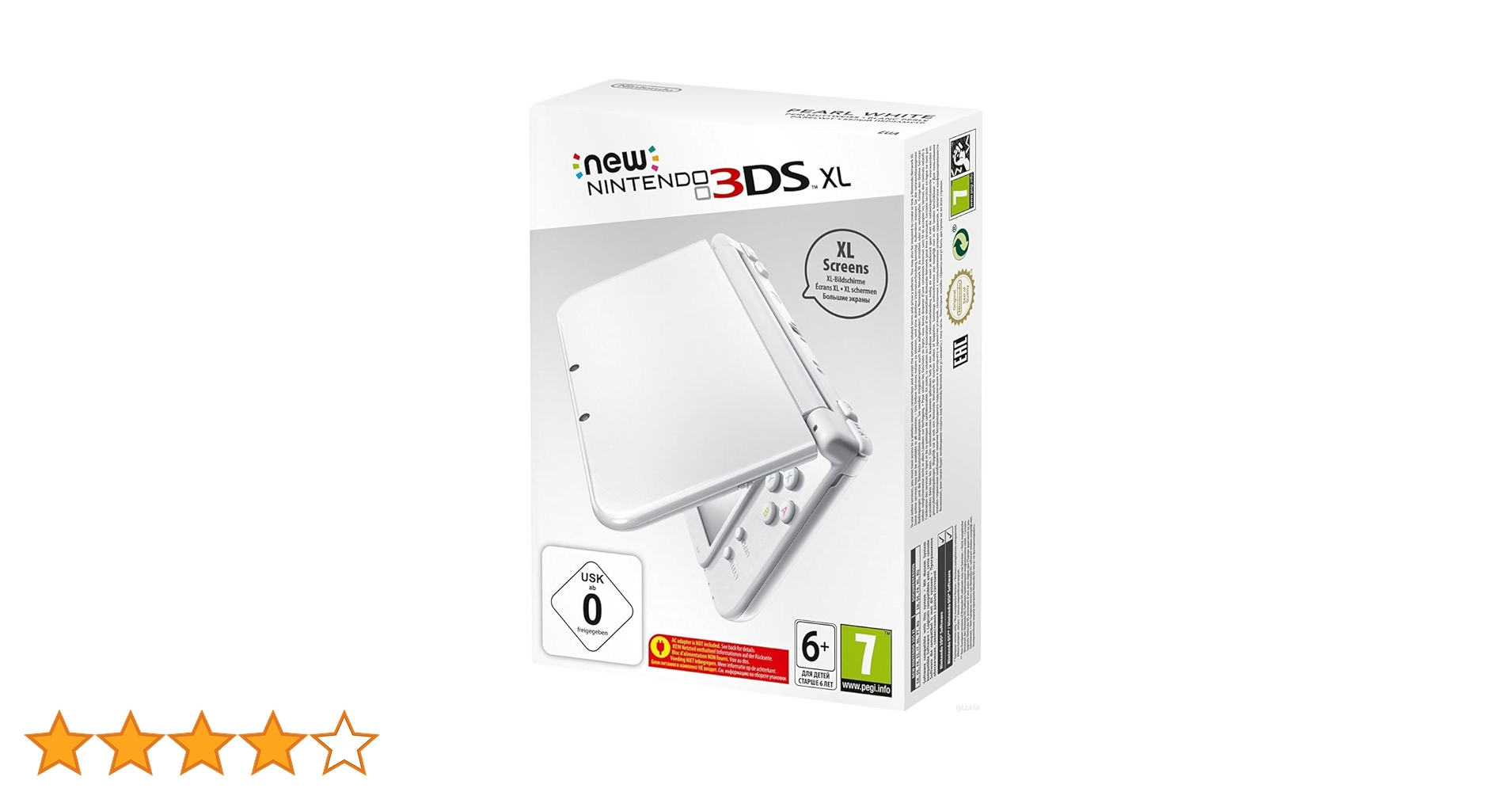 Nintendo Switch 3DS white Nintendo 3DS XL Pink/White Gaming System with Larger Screens